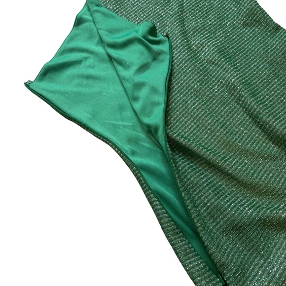 Superdown Tiffany Mini Dress in Sparkle Green, Sz S - Picture 11 of 14